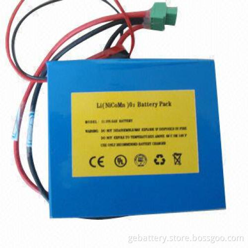 Li(NiCoMn)O2 Battery Pack, 11.1V, 6.6Ah